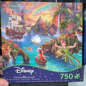 Disney Peter Pan Thomas Kinkade 750 Piece Puzzle